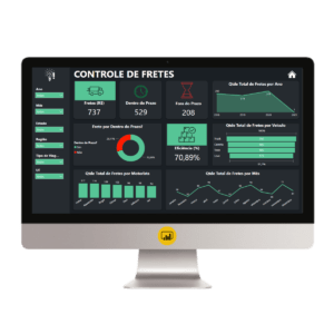 DASHBOARD POWER BI - GESTÃO DE FRETES 1.0