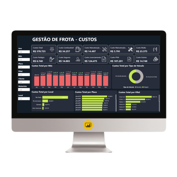Projeto Dashboard Power BI - Gestão De Frota 3.1