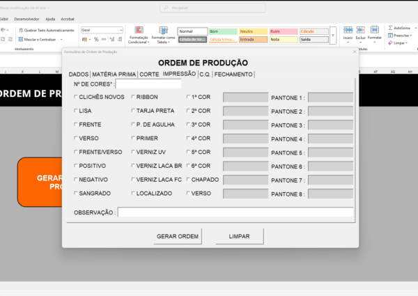 Planilha Ordem de serviço ou ordem de produção VBA - Imagem 6