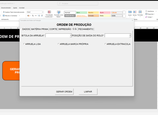 Planilha Ordem de serviço ou ordem de produção VBA - Imagem 8