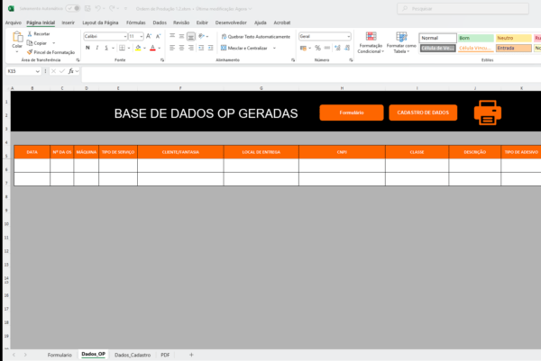 Planilha Ordem de serviço ou ordem de produção VBA - Imagem 10