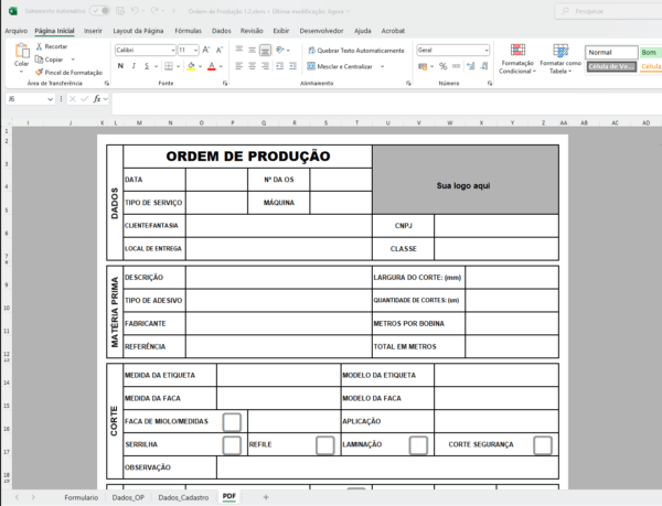 Planilha Ordem de serviço ou ordem de produção VBA - Imagem 12