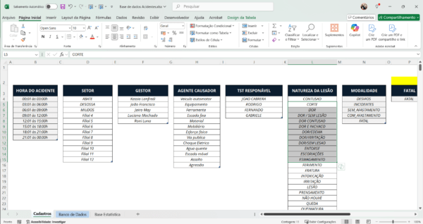 Dashboard controle de Ocorrências/Acidentes com calendario 1.3 - Imagem 3