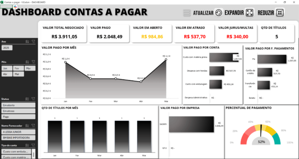 Planilha de Contas a pagar 1.0 - Imagem 4