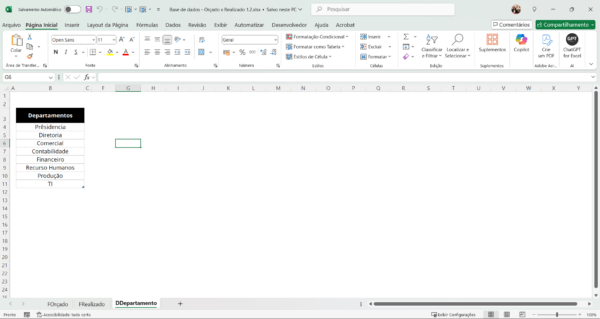 Dashboard de Orçado x Realizado 1.2 no Power BI - Imagem 4