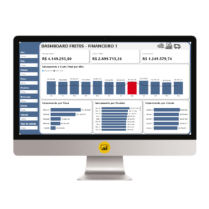 Dashboard Controle de Fretes com Faturamento em Power BI 1.2