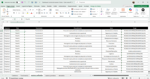 Dashboard Controle de Exames no Power BI 1.0 - Imagem 5