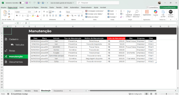 Dashboard Gestão de Frota em Power BI 4.0 - Imagem 6