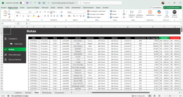 Dashboard Gestão de Frota em Power BI 4.0 - Imagem 7