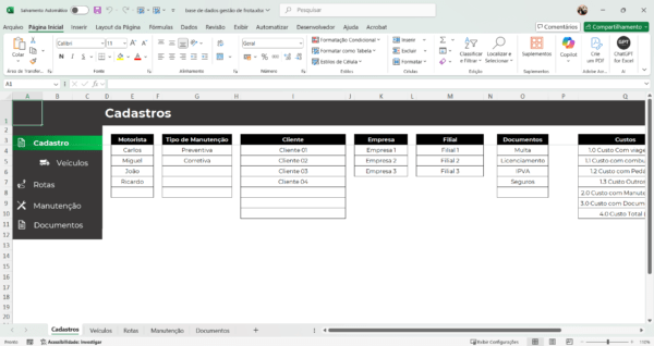 Dashboard Gestão de Frota em Power BI 4.0 - Imagem 3