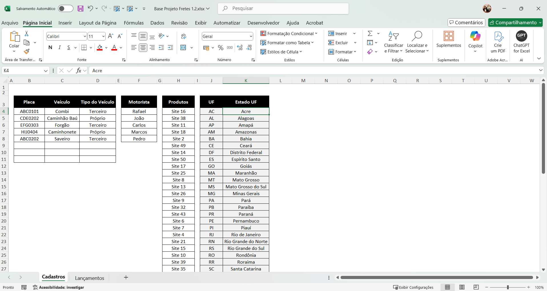 Dashboard Controle de Fretes com Faturamento em Power BI 1.2 - Imagem 2