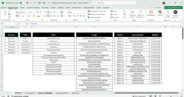Dashboard Controle de Exames no Power BI 1.0 - Imagem 3