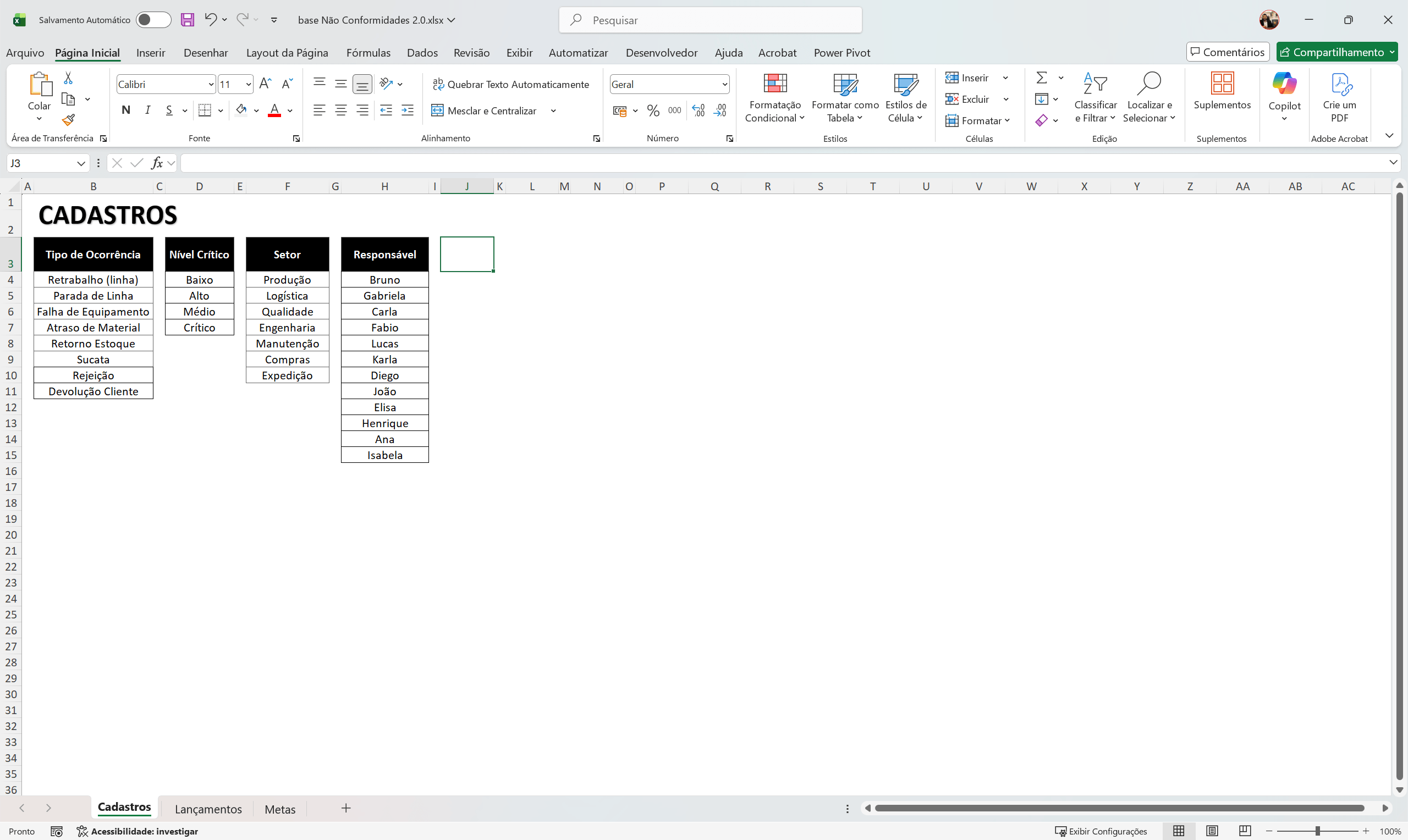 Dashboard Não conformidades no Power BI 2.0 - Imagem 2