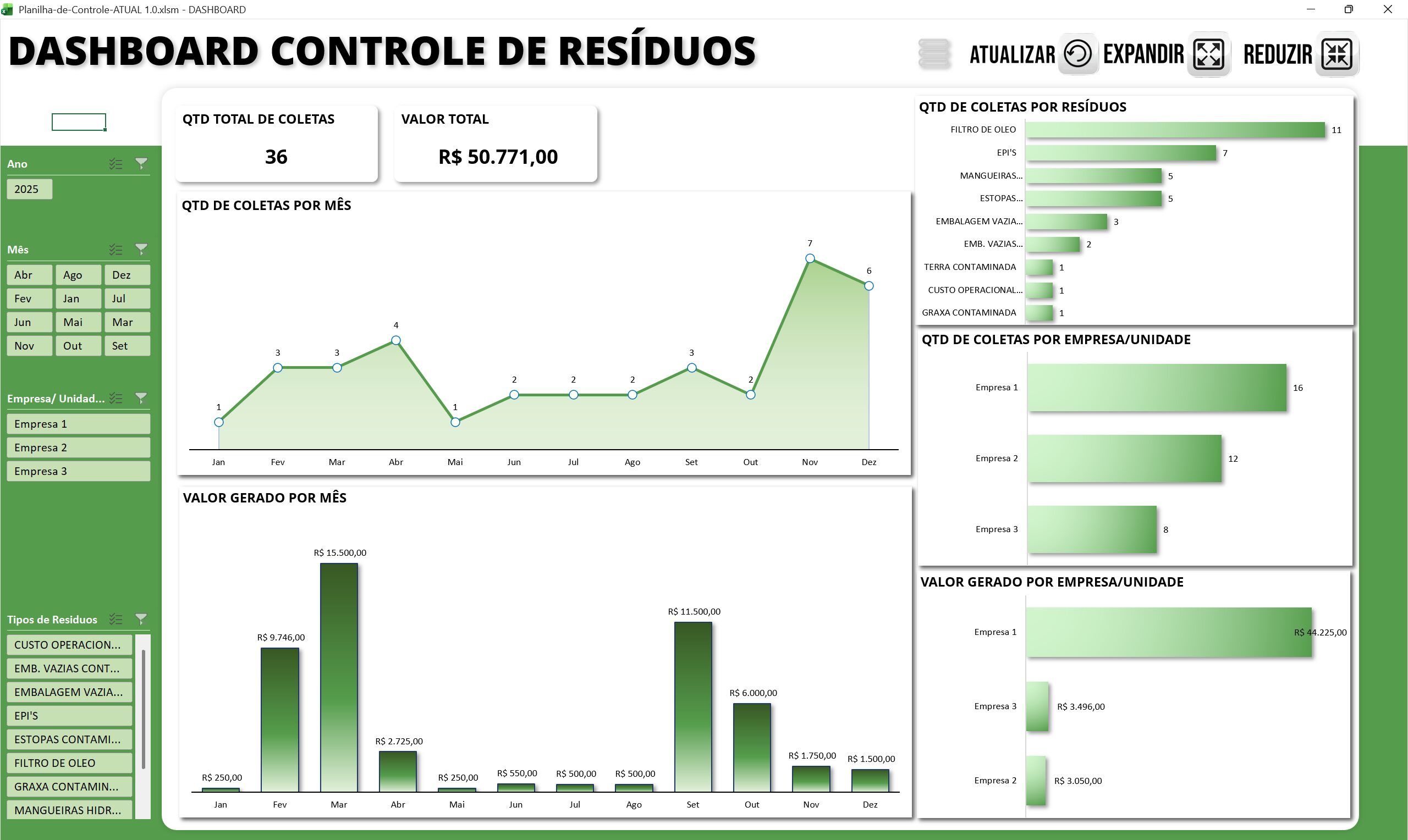 Planilha Controle de Residuos - Imagem 4