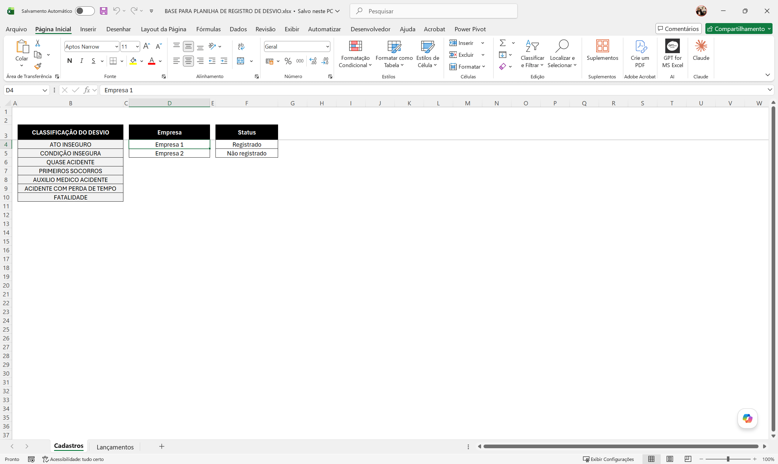 Controle de Desvios 1.0 com Pirâmide de Ocorrências no Power BI - Imagem 2