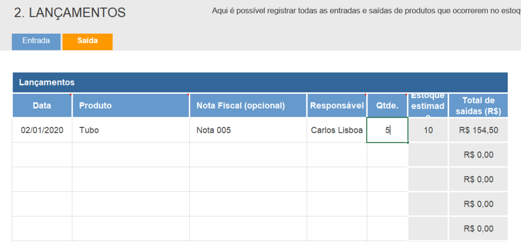 Saiba Como Funciona A Planilha De Controle De Estoques Pacote De Planilhas 1384