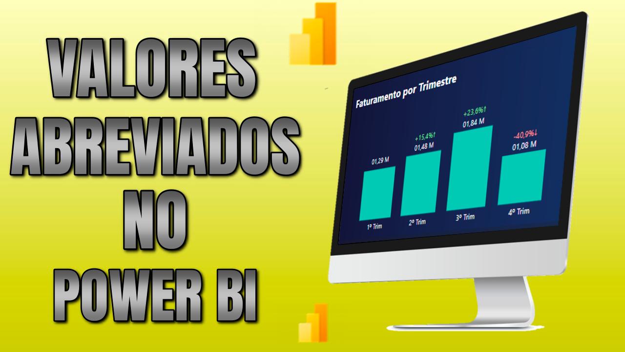 Como colocar valores abreviados no Power BI