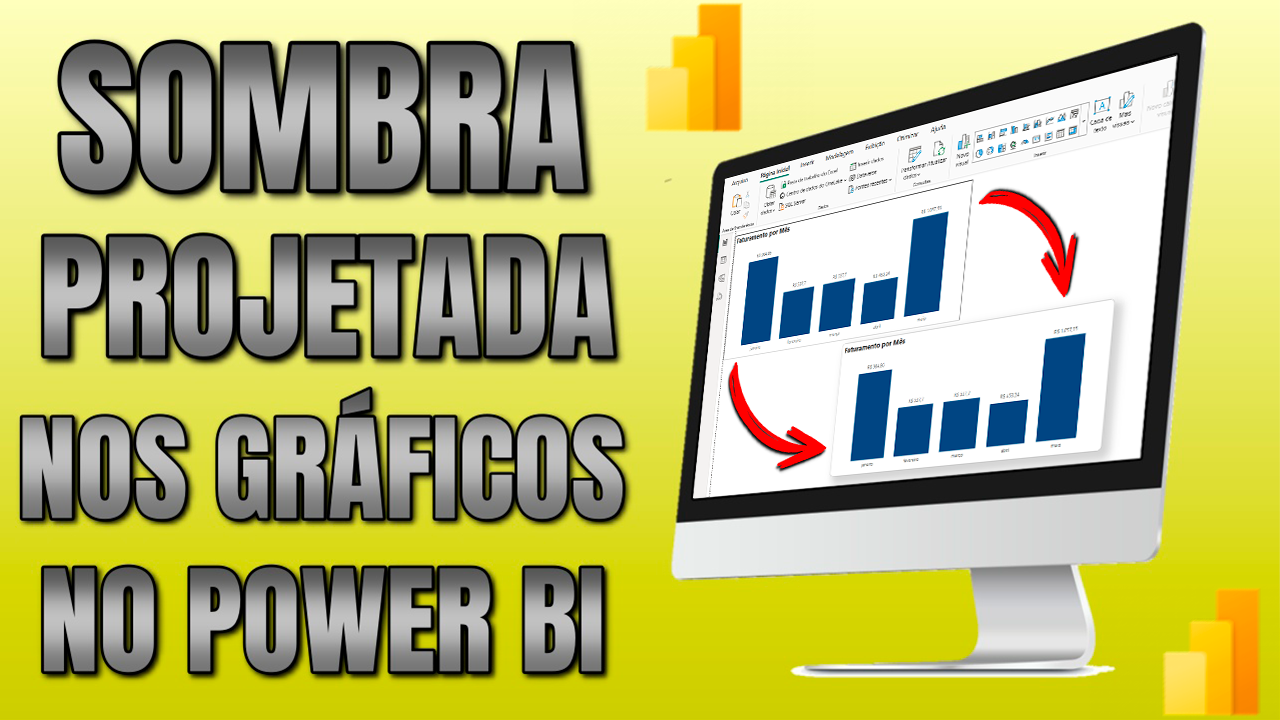 Como Colocar Sombra Projetada nos Gráficos do Power BI