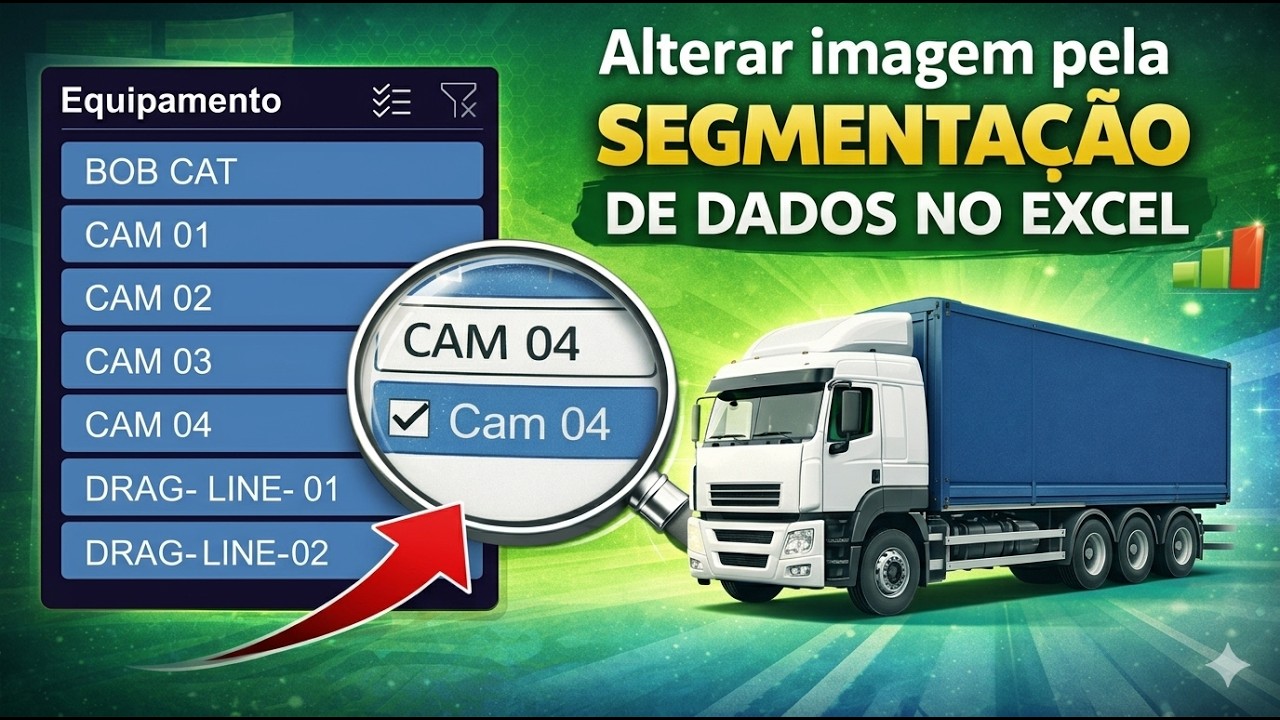 Como trocar imagens pela Segmentação de dados no Excel