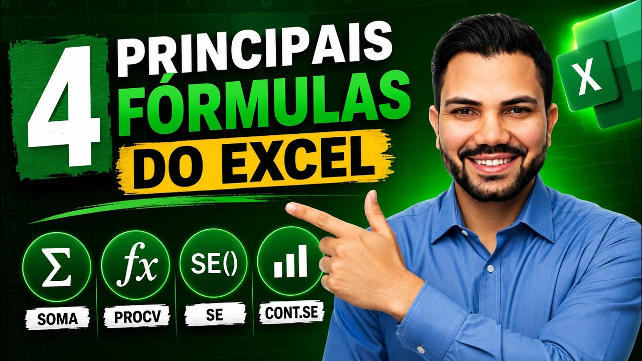 As quatro principais fórmulas do Excel